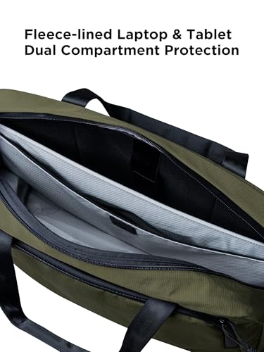 ALPAKA Bravo Brief - 16 Inch Laptop Briefcase, Green Computer Bag with Weatherproof Axoflux 400D Fabric, Messenger Bag for Men and Women, Business Shoulder Bag for Work Travel - Image 4