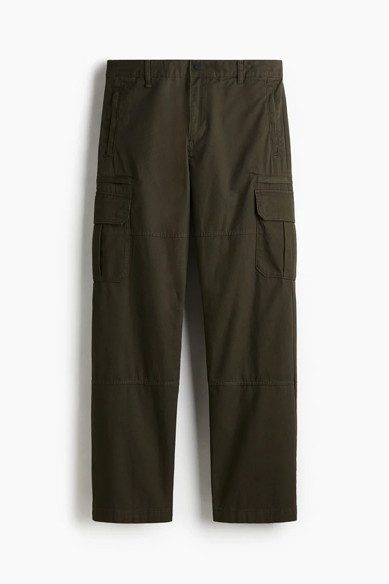 H&M Regular Fit twill cargo trousers