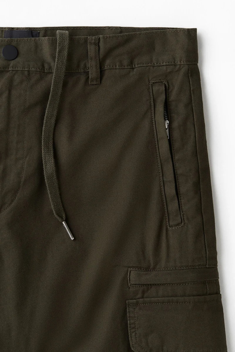H&M Regular Fit twill cargo trousers