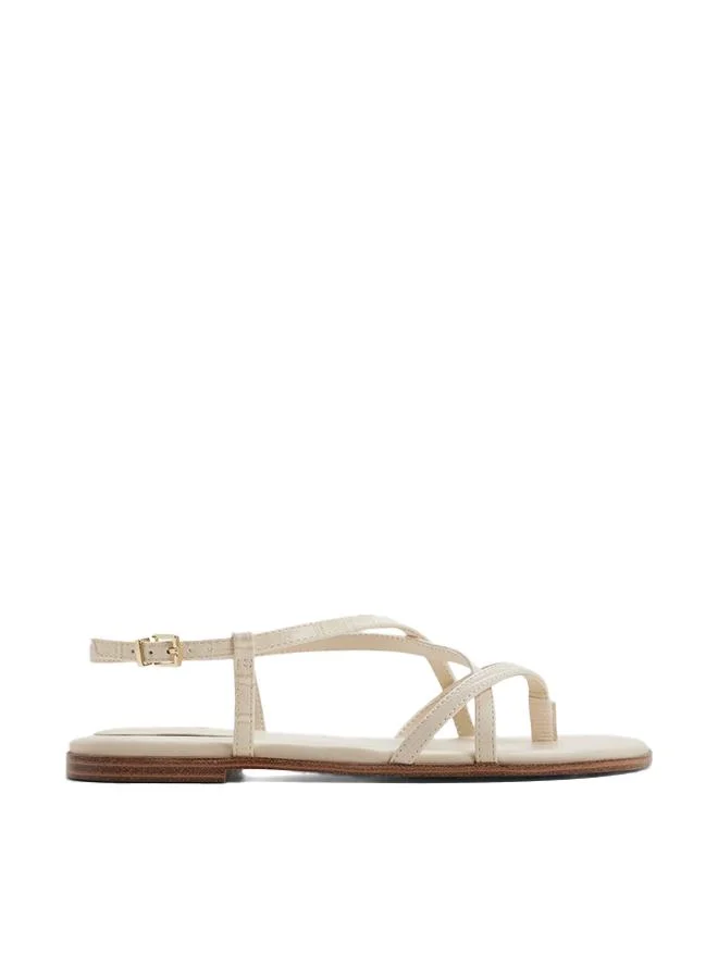 الدو Aury Ladies White Flat Sandals