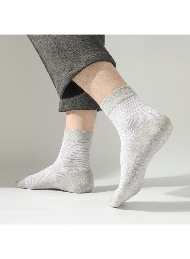 LANG SHA Langsha Extra Large Size Men's Socks, Comfortable 7a Antibacterial Cotton Father's Day Gift Men's Plus Size Spring Summer Socks - Image 5