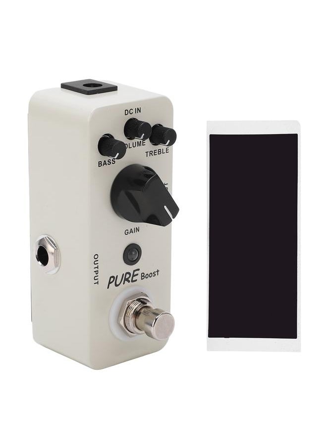 Thoraya Pure Boost Effect 20dB Gain Acoustic Excitation Metal Effect Pedal 1/4in Mono Audio Interface  - Image 1