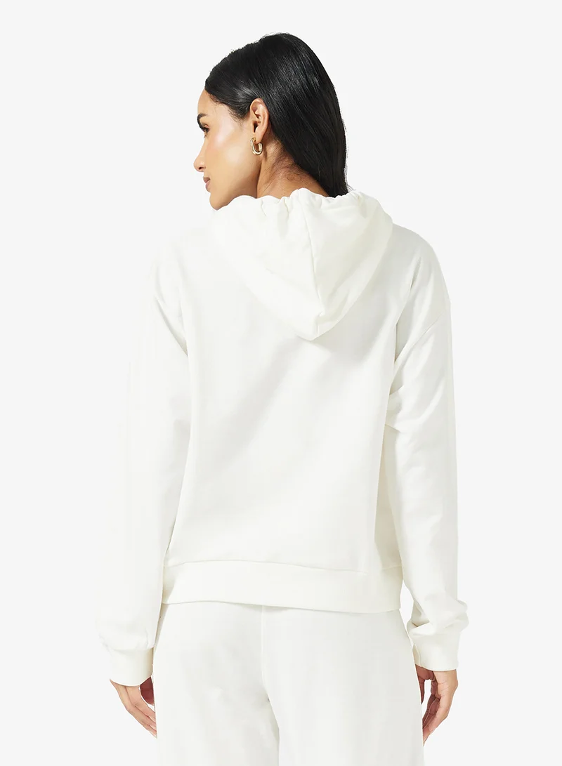 جينجر بيسيكس Cotton Essential Zip Thru Hoodie
