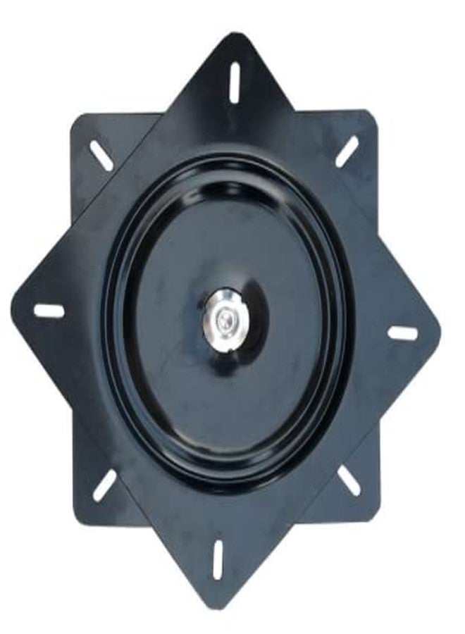 MANCHAP 4 PCS 6 Inch Bar Stool Swivel Plate Replacement, Ball Bearing Seat Swivel Base Mount Plate for Bar Stool, Swivel Chair or Recliner, Black - Image 4