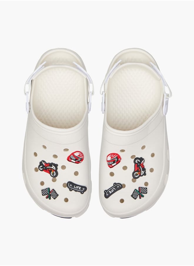 Lee Cooper - Men's Applique Detail Clogs with Backstrap - Image 1