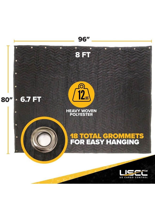 Large Sound Blanket by US Cargo Control 96 Inches x 80 Inches 12 Pounds Per Blanket  - Image 3