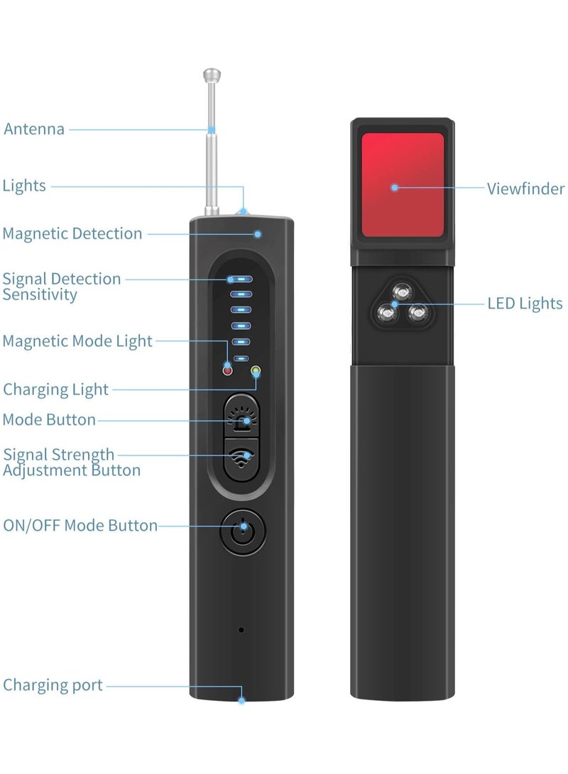 LIXES X13 spy Camera Hidden Wifi Mini Detector Anti signal Finder Personal Security Anti-Door Opening Sound Vibrator  - Image 4