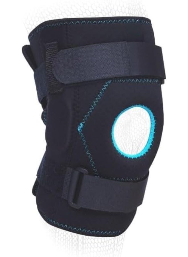 Stabilizing Dual Hinged Knee Wrap Brace - Strong Support for Sprains, Arthritis & Lateral Instability - Durable & Easy-to-Use - Image 1