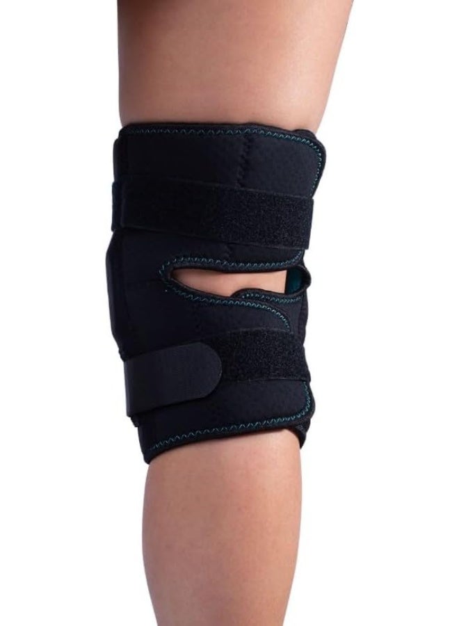 Stabilizing Dual Hinged Knee Wrap Brace - Strong Support for Sprains, Arthritis & Lateral Instability - Durable & Easy-to-Use - Image 4
