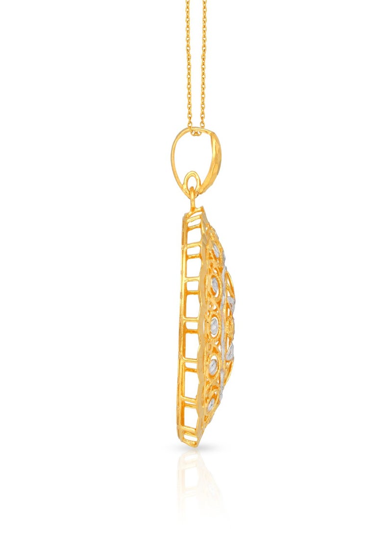 Malabar Gold and Diamonds 22 Carat 916 Purity Gold Pendant PD1796433T for Women  - Image 3