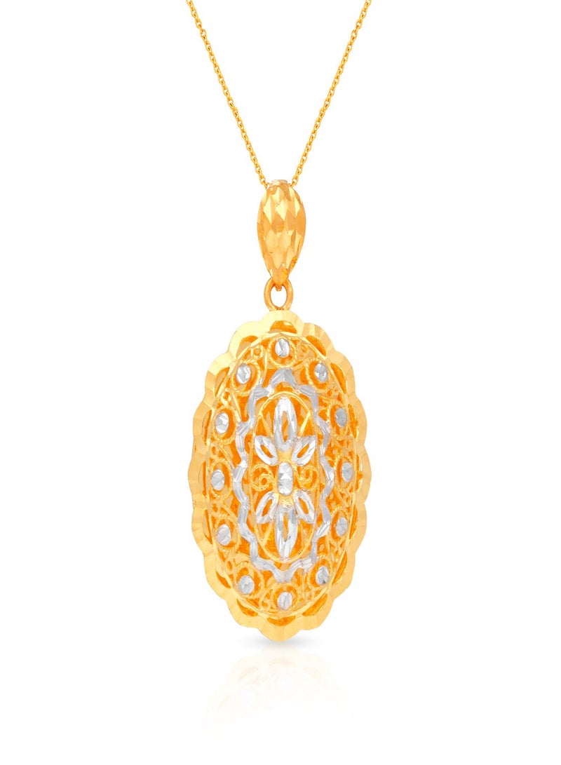 Malabar Gold and Diamonds 22 Carat 916 Purity Gold Pendant PD1796433T for Women  - Image 1