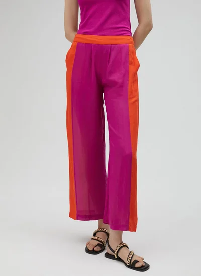 Lola Casademunt Flowing two-tone trousers
