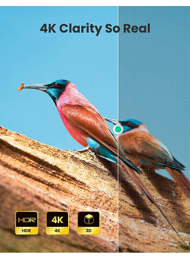 Ugreen HDMI Extension Cable Male to Female HDMI Extender Cord 4K Compatible for TV Stick, Roku Stick, PS5 PS4 PS3, Blu Ray Player,HDTV Laptop PC - 3M - Image 3