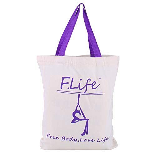Flife F.Life Aerial Silk Yoga Hammock- Hardware Kit Durable 10 Yards (Champagne) - Image 5