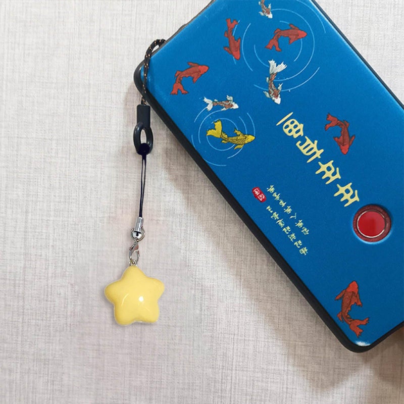 Gllehkt Fat Star Phone Chacin Phone Charm Lanyard Strap Bag Hanging Pendant Decorations Ornament Fashion Jewelry Accessory, 7x2.5cm, Pink - Image 5