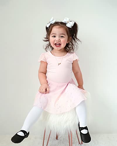 Stelle Ballet Shoes for Girls Toddler Ballet Slippers Soft Leather Boys Dance Shoes for Toddler/Little Kid/Big Kid (Black, 8MT) - Image 2