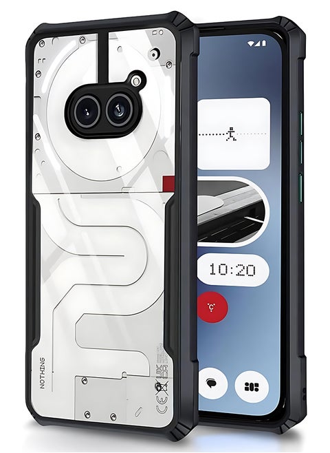 Case For Nothing 2a/ 2a Plus Back Cover Case With 360 Degree Protection, Shockproof Bumper Protective Phone Cover, Anti-Scratch Hard PC Back (Clear)