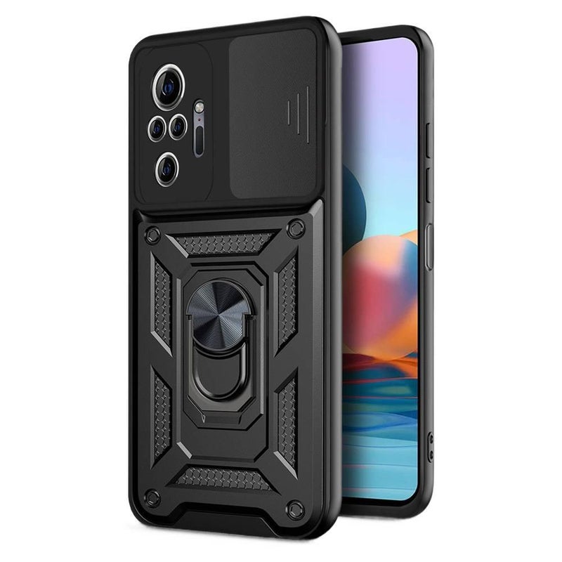 MS غطاء واقي بTPU لـ iPhone XR مع حماية من السقوط وحامل مع مقاوم للصدمات مع تشطيب غير لامع مع مغناطيسي باللون Dark Green بوظيفة حامل من مادة TPU باللون الأخضر - Image 2