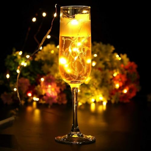 XINKAITE 10Ft/30 LEDs Fairy,Starry , String Lights for Indoor&Outdoor Decoration Wedding Home Parties Christmas Holiday, Waterproof,Battery Operated.(Warm White) - Image 5