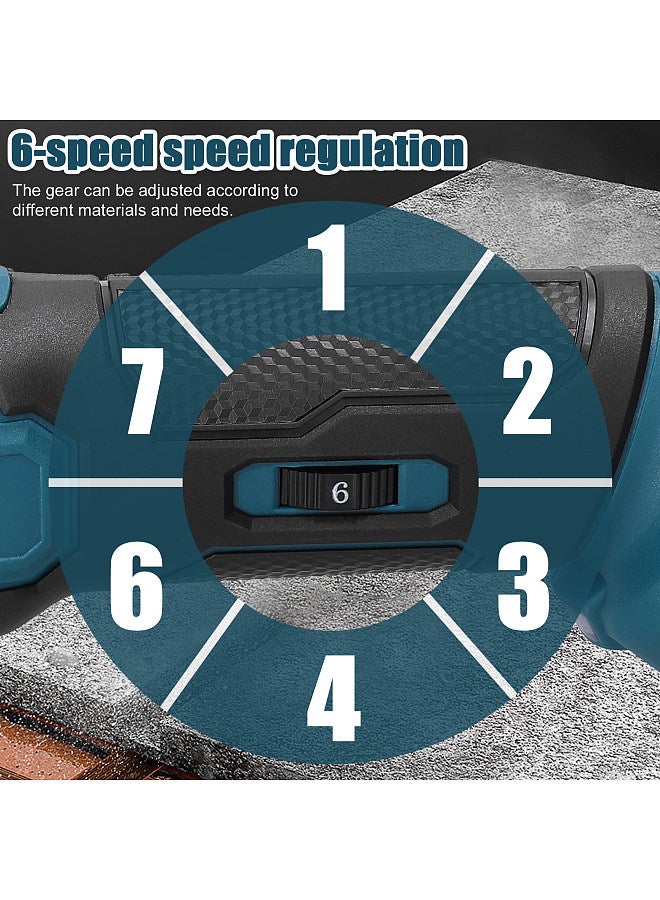 Rechargeable Brushless Lithium Battery Oscillating Shovel Multifunctional Cordless Electric Trimmer Shovel Cutting Polishing Machine Carpentry Woodworking Tool  - Image 2