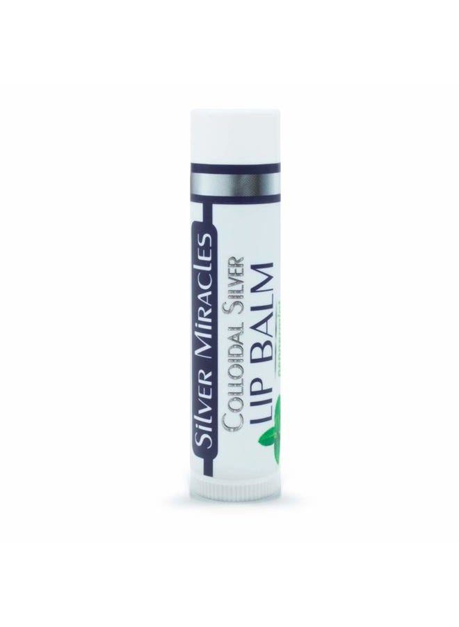 Silver Miracles Colloidal Peppermint Lip Balm (1) - Image 1