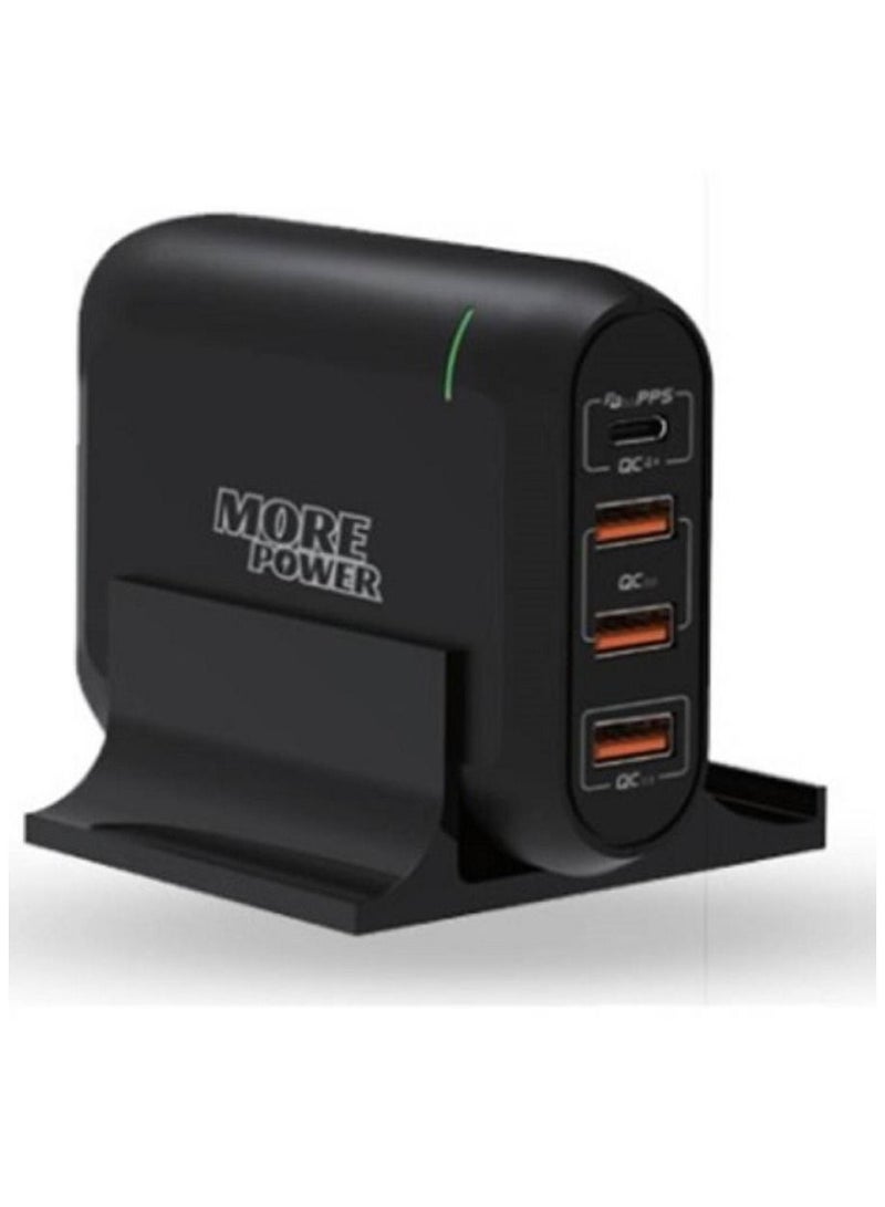 مور بور منصة شحن 3 مخارج USB ومخرج PD قوة 66 وات - Image 1