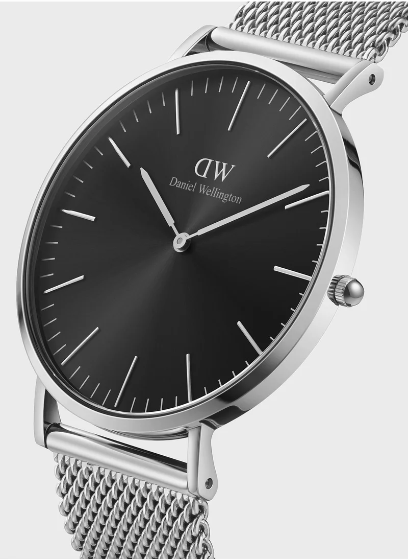 دانيال ولينغتون Classic Mesh Strap Analog Watch