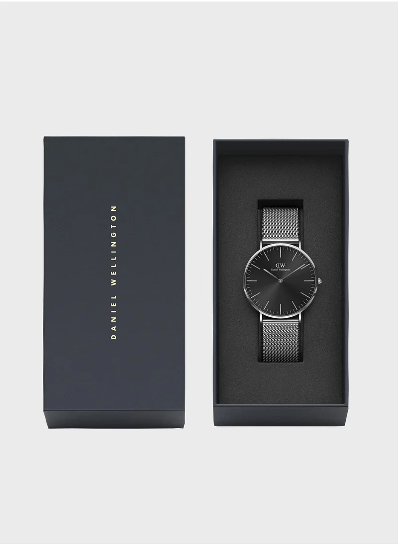دانيال ولينغتون Classic Mesh Strap Analog Watch