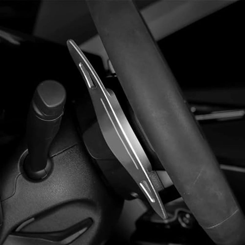 QASULER Steering Wheel Shifter Paddle Extensions for Kia EV6 - Image 3