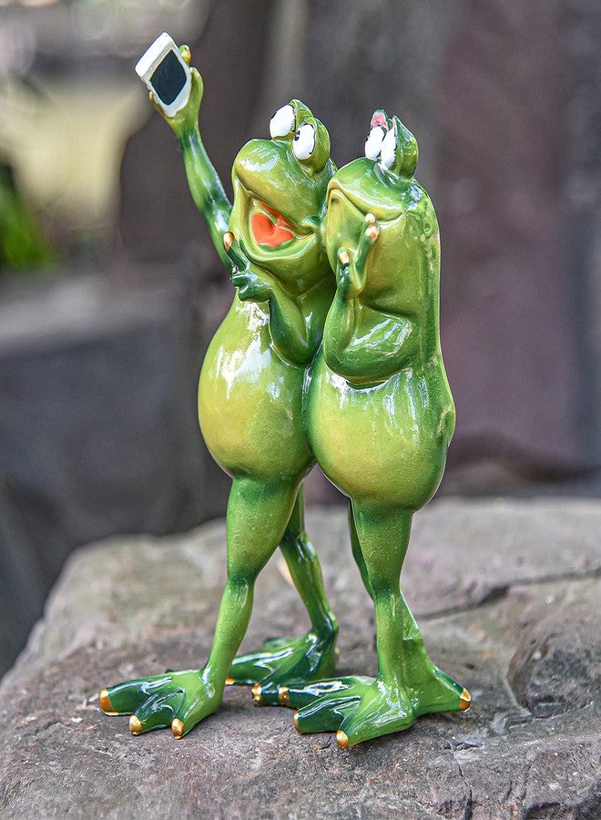 Sungmor Creative Frog Figurines - Fun Collectibles for Home and Garden, Miniature and Resin Frog Statues for Desk Decor - Image 5