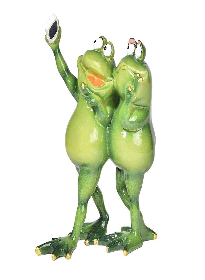 Sungmor Creative Frog Figurines - Fun Collectibles for Home and Garden, Miniature and Resin Frog Statues for Desk Decor - Image 1