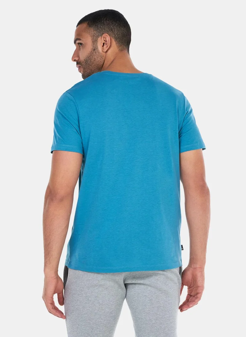 Timberland Men's Linear Logo Print T-Shirt