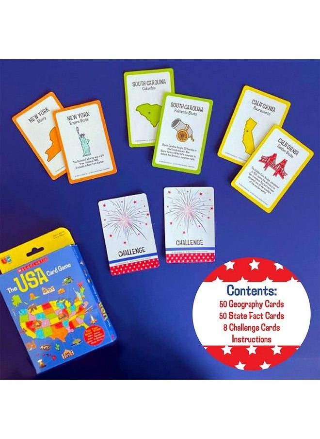 University Games - ; Scholastic Usa Travel Card Game Learn State Capitals And Historic Facts Great Geography Challenge Card Game For Kids Ages 6 And Up - Image 1