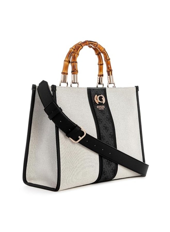 Guess Women’s Solid Handheld Tote Bag – Cotton Daily Tote - Image 3