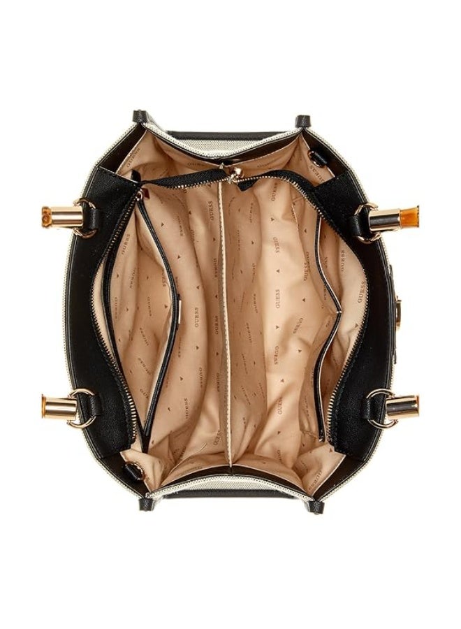 Guess Women’s Solid Handheld Tote Bag – Cotton Daily Tote - Image 4