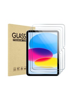 Digipace 3 Pack  iPad 10.9 10th Generation 2022 Screen Protector A2696/A2757/A2777, Tempered Glass Screen Film Guard for iPad 10th Gen 10.9" 2022 Release -Clear  - Image 2