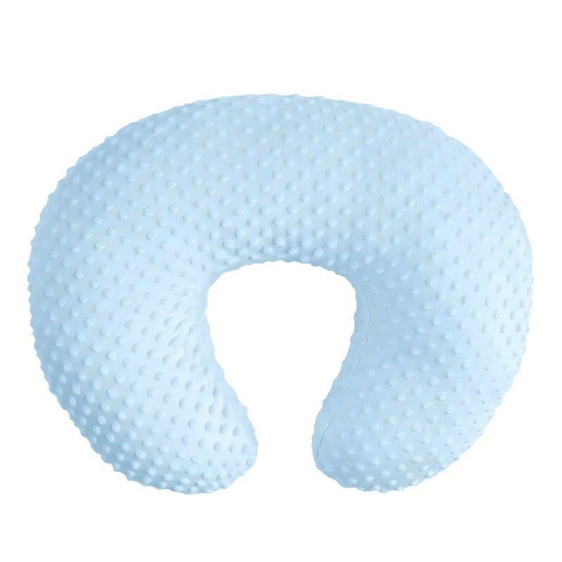 U-Shaped Multi-Functional Super Soft Plush Nursing Pillowcase Change Cover Breast-Feeding Pillow Change Pillow Cover Does Not Include Pillow Core - Image 1