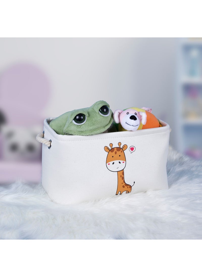 Decolove Toy Basket - Giraffe Pattern / Small Size  - Image 1