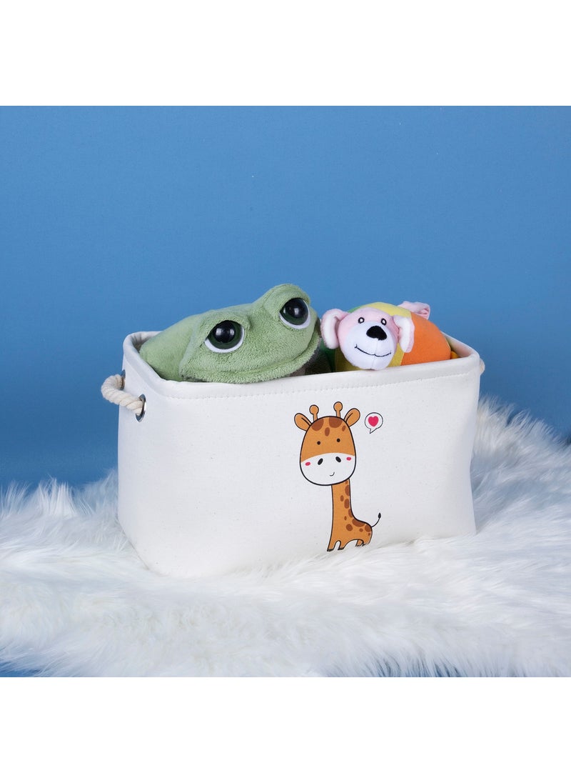 Decolove Toy Basket - Giraffe Pattern / Small Size  - Image 2