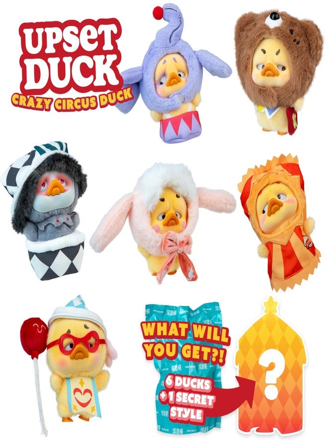 The Orb Factory ORB Official Upset Duck Blind Box Plush Figurine with Keychain Attachment - Circus Series - Collectible Plush Duck Figure with Outfit - 1 of 7 Possible Figures (1 Rare Figure) to Collect in Each Box - Image 4