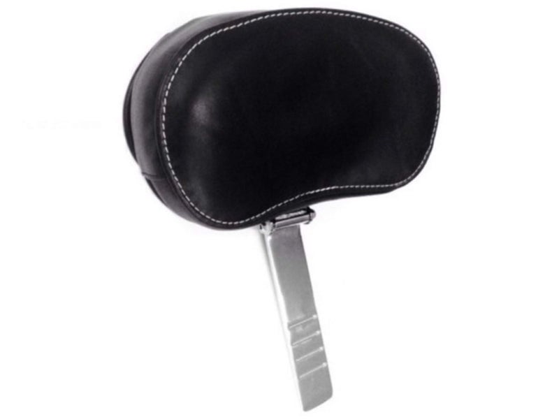 Genuine Leather Black Smooth White Stitch Driver Rider Backrest for 20142025 Indian Motorcycles Like Challenger Chieftain Elite Chief Classic Vintage Springfield Roadmaster Dark Horse ref 287954201