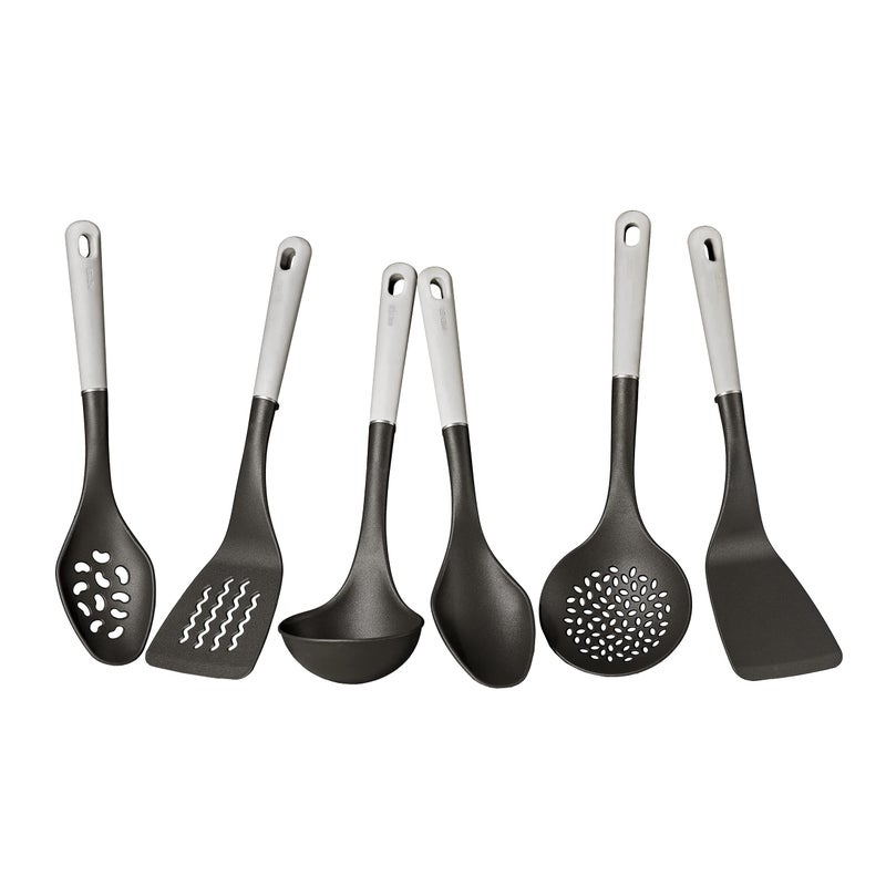 MEYER Meyer Tools and Gadgets KitchenCooking Utensils Set 6 Piece Matte Black 