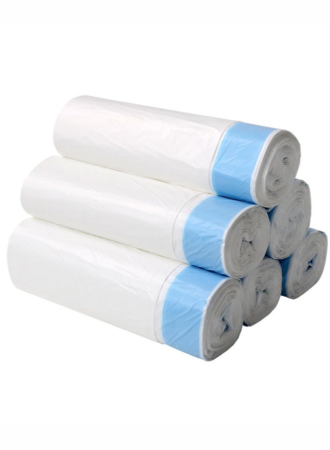 6 Rolls Drawstring Cat Litter Liner Box Self Cleaning Cat Litter Box Trash Bag, Extra Thick Cat Litter Bag for Self Cleaning Cat Litter Box, 20inch x 18inch - Image 4