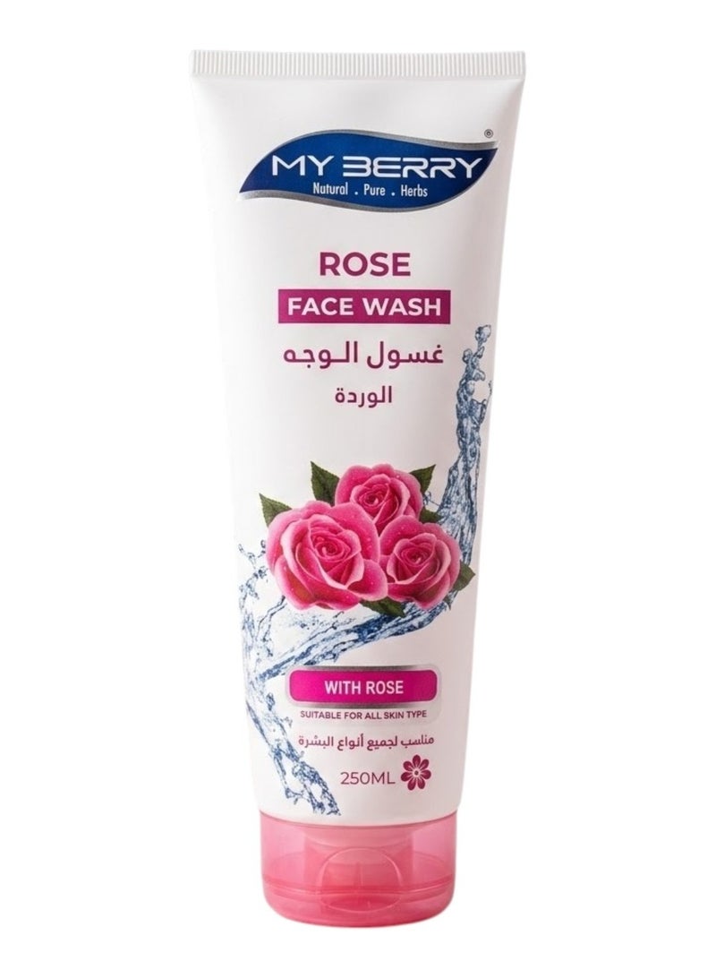 مآي بيري غسول الوجه بالوردة 250 مل