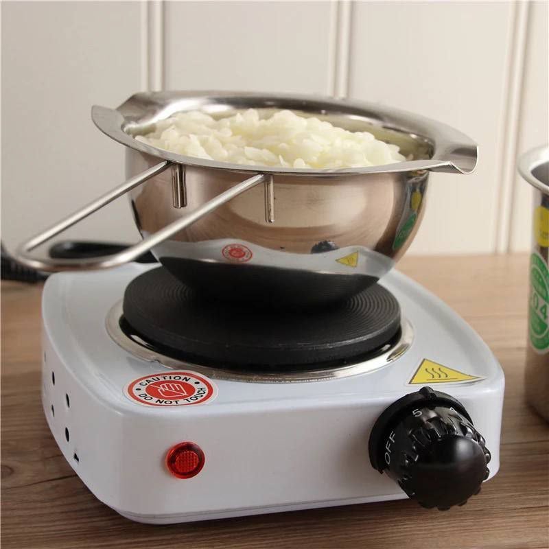 Premium Flank Single Burner Electric Hot Plate with Adjustable Temperature Control (1000W) - White - Image 4