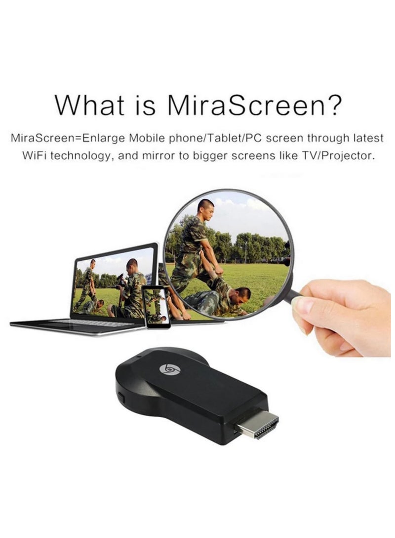 M2 Plus Wifi Wireless TV Dongle 1080P HDTV Display Receiver Adapter For IOS Android Phone Tablet Mirror Screen Airplay Miracast Streaming Device  - Image 4