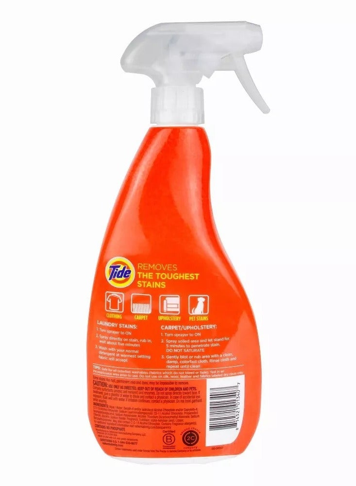 Tide Rescue Laundry Stain Remover Spray with Oxi, 22 fl oz – Powerful Multi-Surface Stain Remover for Clothes, Carpets & Upholstery - Image 2
