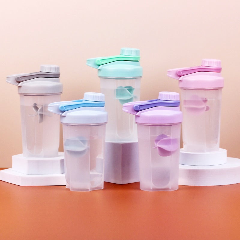 YL 500ML Plastic Cup with Seal, Fitness Water Bottle, Sports Shaker with  Handle - Image 3