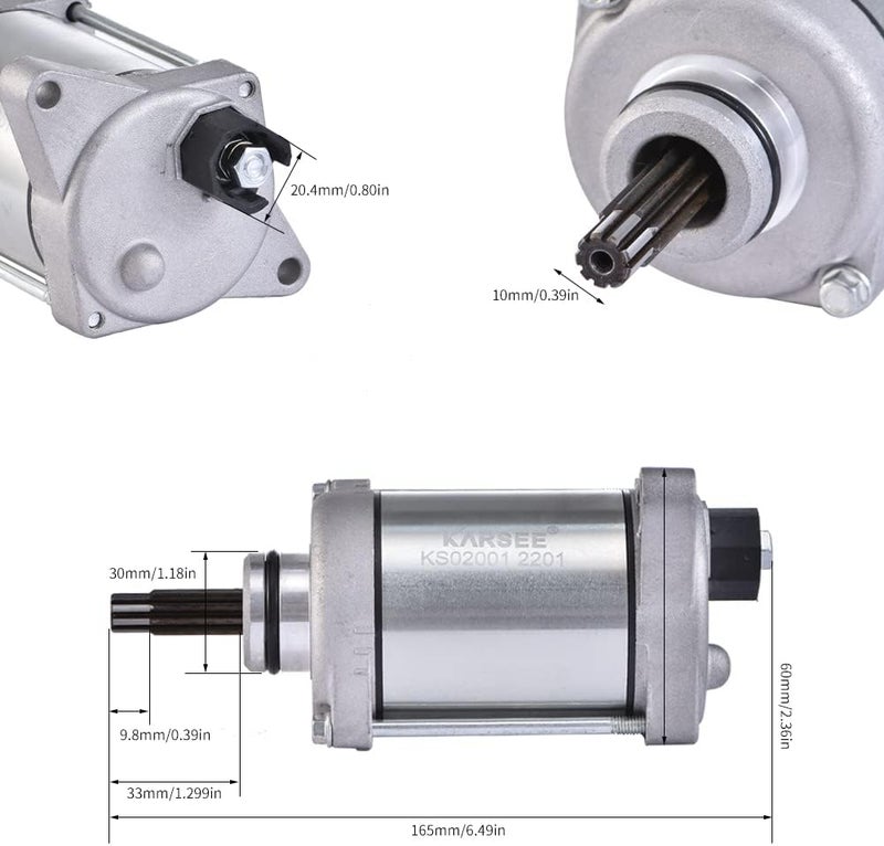 KARSEE Starter Motor Replacement for Honda Rancher 420 TRX420 Foreman 500 - Image 5