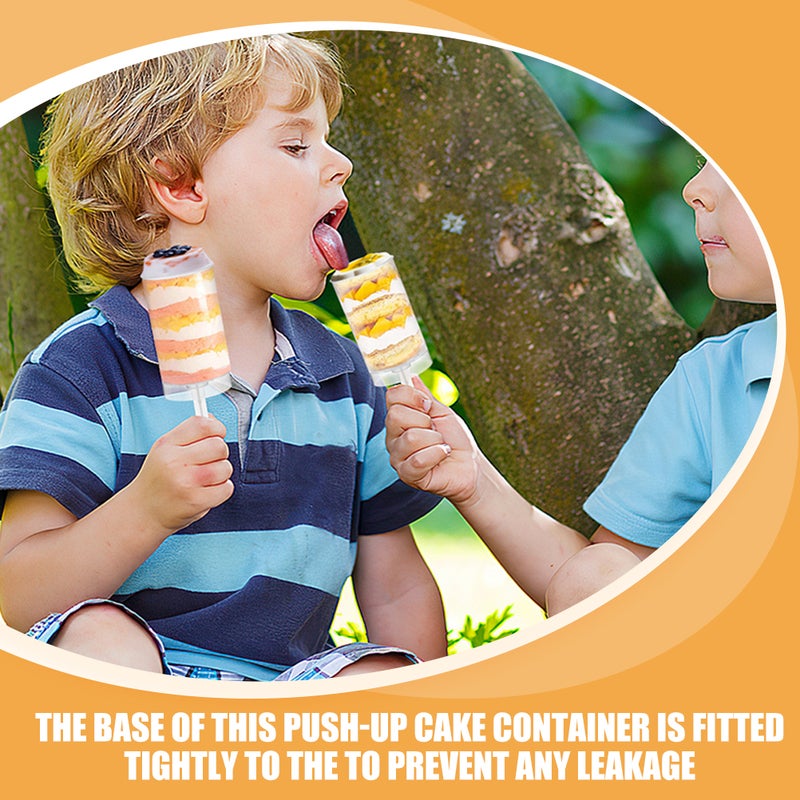 60pcs Push Up Cake Containers Cake With Lids Containers Push Up Containers Cake Containers - Image 4